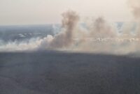  Kebakaran hutan dan lahan (karhutla) di Provinsi Kalimantan Selatan. (Dok. BNPB)
