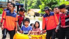 Banjir yang melanda Kota Tebing Tinggi, Provinsi Sumatera Utara. (Dok. BPBD) 