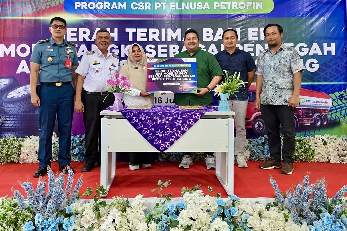 Pemanfaatan ban bekas ini sejalan dengan prinsip ekonomi sirkular. (Dok. PT ELNUSA Tbk)