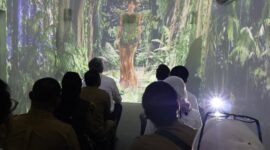 Dirut PHR Ruby Mulyawan resmikan Journey Room, simbol langkah baru edukasi energi berbasis teknologi. (Dok. PT Pertamina Hulu Rokan)