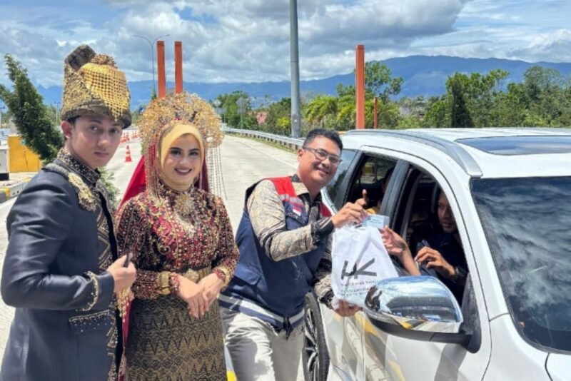 Pelanggan adalah mitra! Hutama Karya rayakan Harpelnas 2025 dengan beragam apresiasi di Tol Trans-Sumatra. Simak aksi nyatanya! (Dok. PT Hutama Karya)