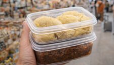 Bawa durian di pesawat sekarang bukan masalah! ✈️📦 Dengan sistem interlocking kedap udara dari wadah Trifinity, aroma menyengat durian dan minyak rendang terkunci rapat di dalam.